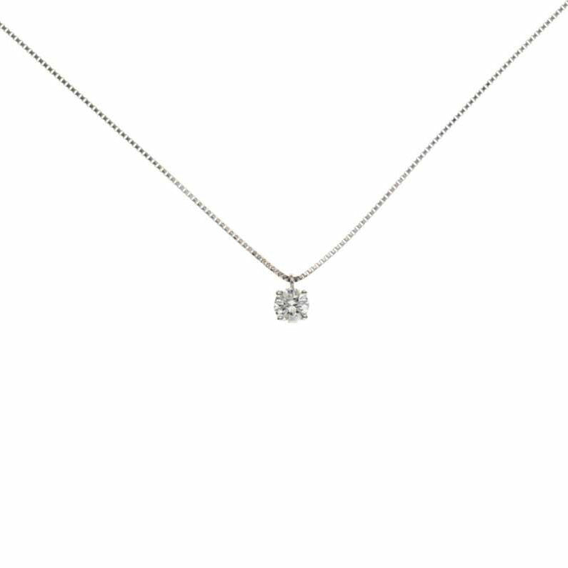 / Pt900/850ダイヤネックレス 0.271ct//Aランク/75