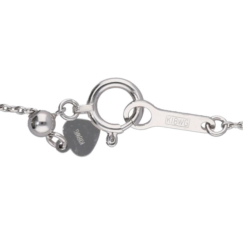 / ◎K18WGダイヤネックレス 0.70ct//Aランク/75