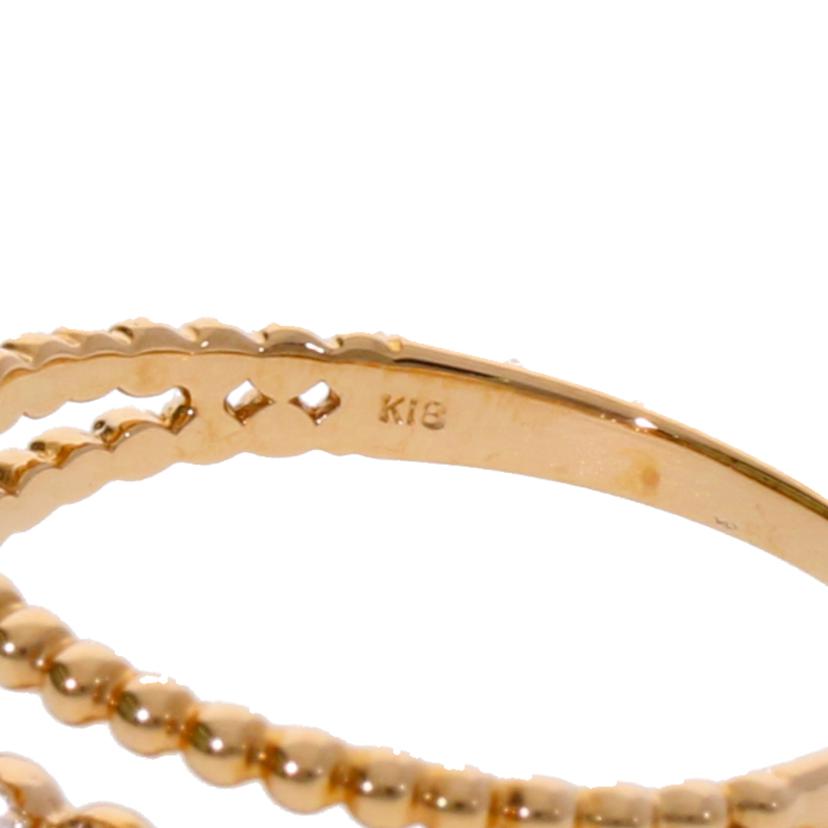 / K18ダイヤリング 0.10ct//Aランク/75
