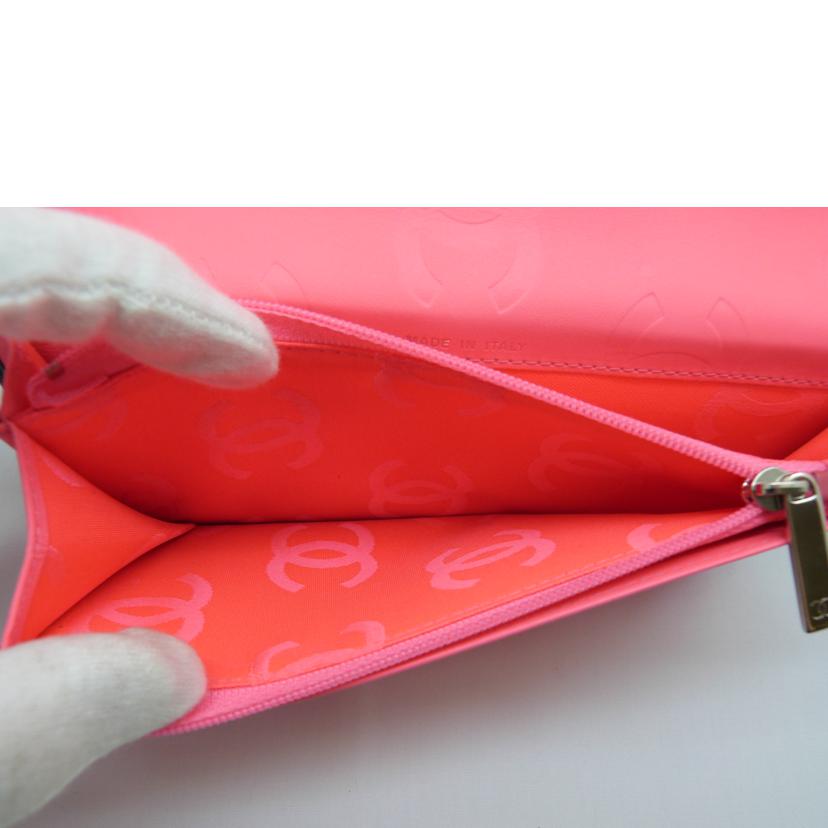 CHANEL シャネル/カンボンライン 二つ折り長財布/A26717//13396545/ABランク/03