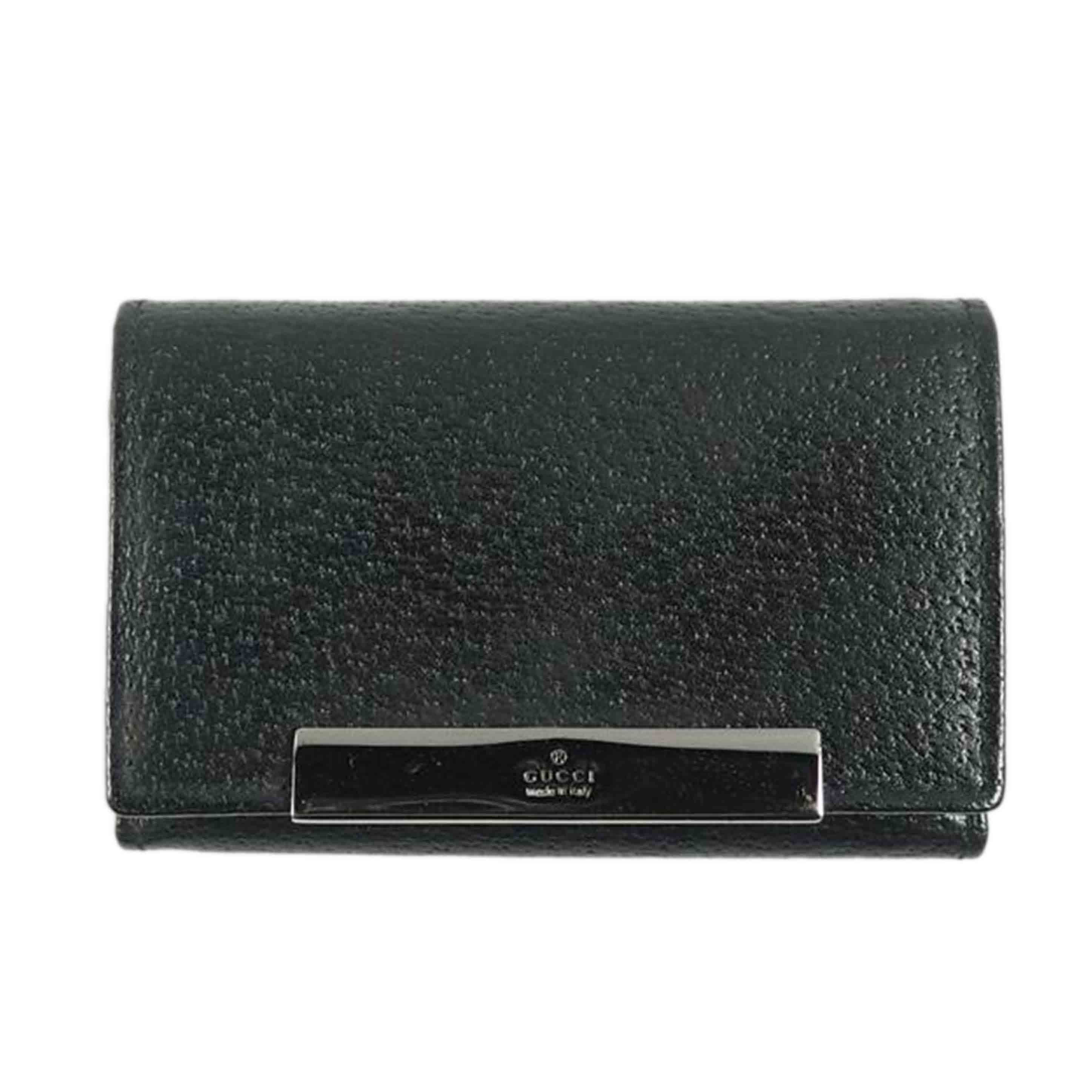 GUCCI グッチ/6連キーケース/ロゴプレート レザー/黒/033 2184 0051//ABランク/79