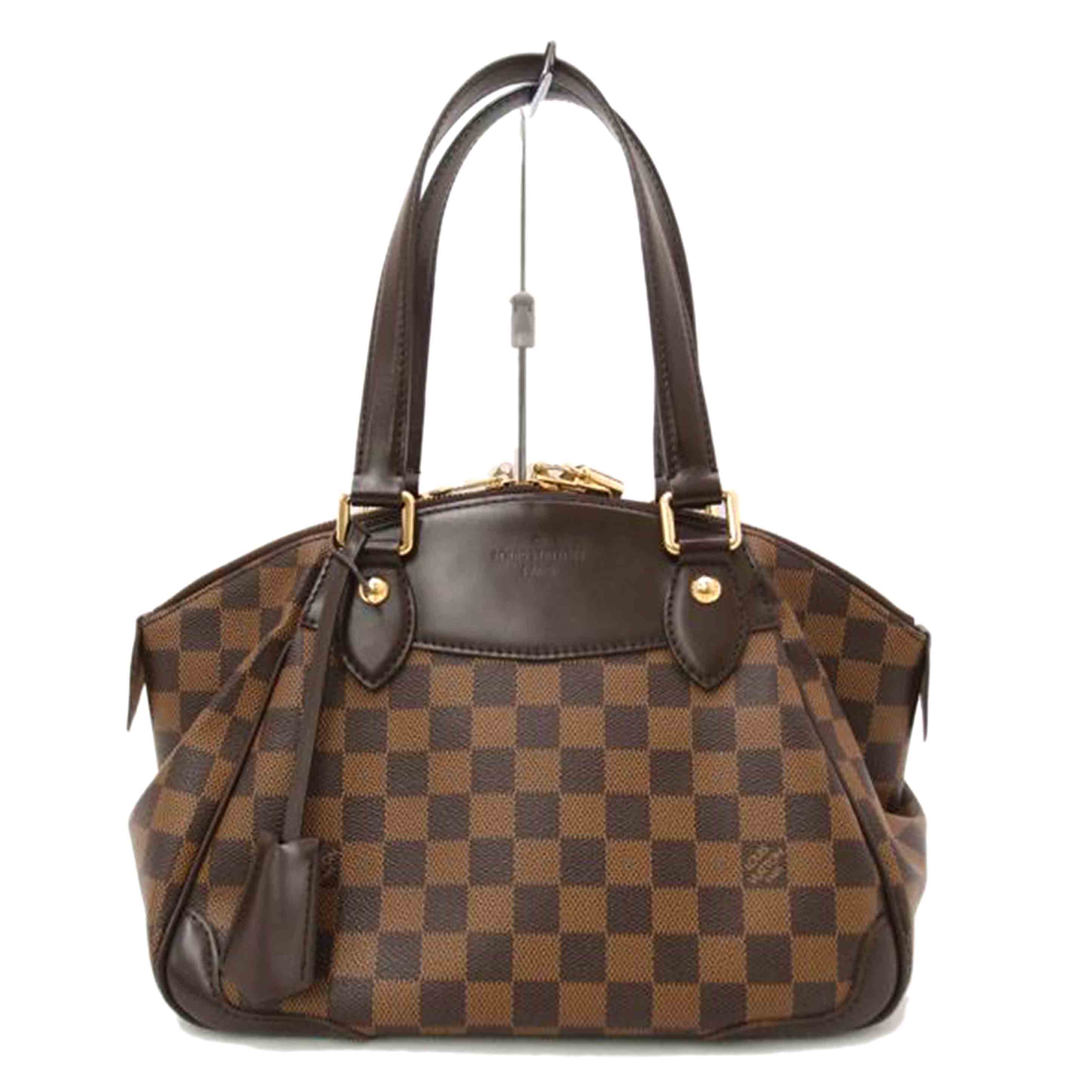 LOUIS VUITTON ルイヴィトン ルイ・ヴィトン ビトン 市松模様 ブラウン 茶 ショルダーバッグ ハンドバッグ トートバッグ レディース 定番 人気 LV 肩がけ/ヴェローナPM/ダミエ・エベヌ /N41117//DU1***/Aランク/69