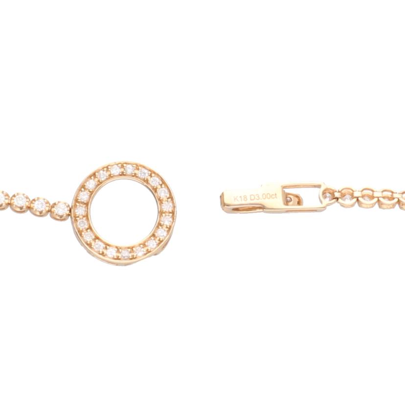 / K18ダイヤネックレス 3.00ct//Aランク/75