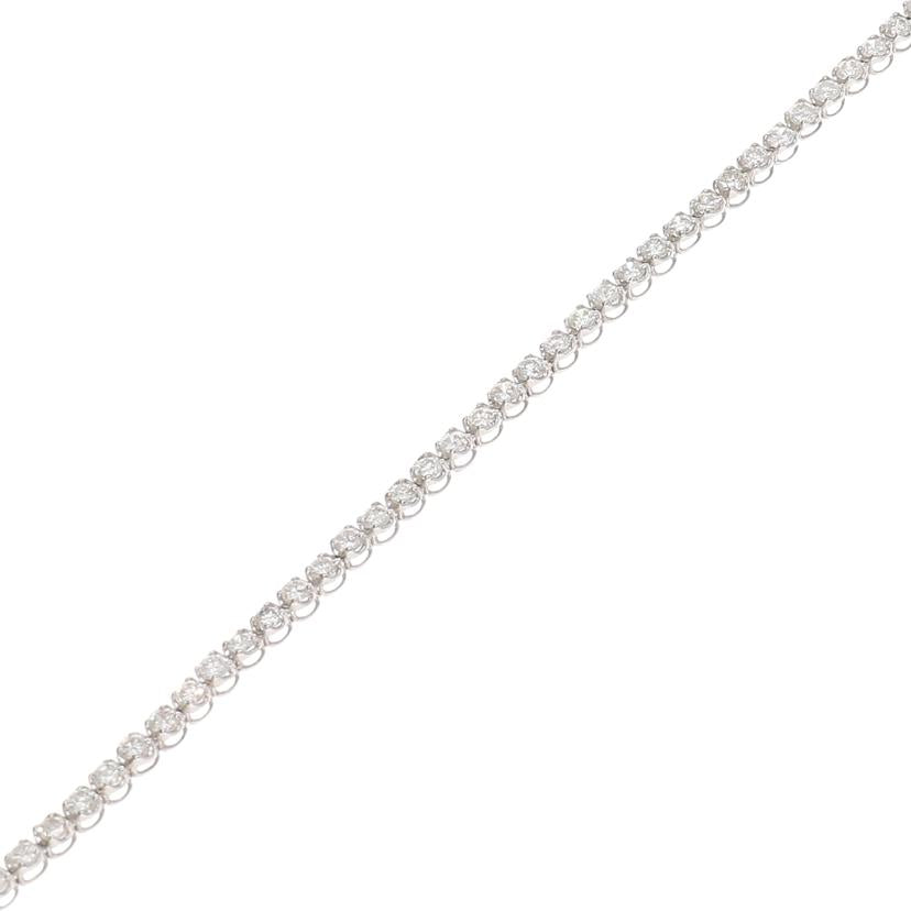 / ◎K18WGダイヤブレスレット2.00ct//Aランク/75