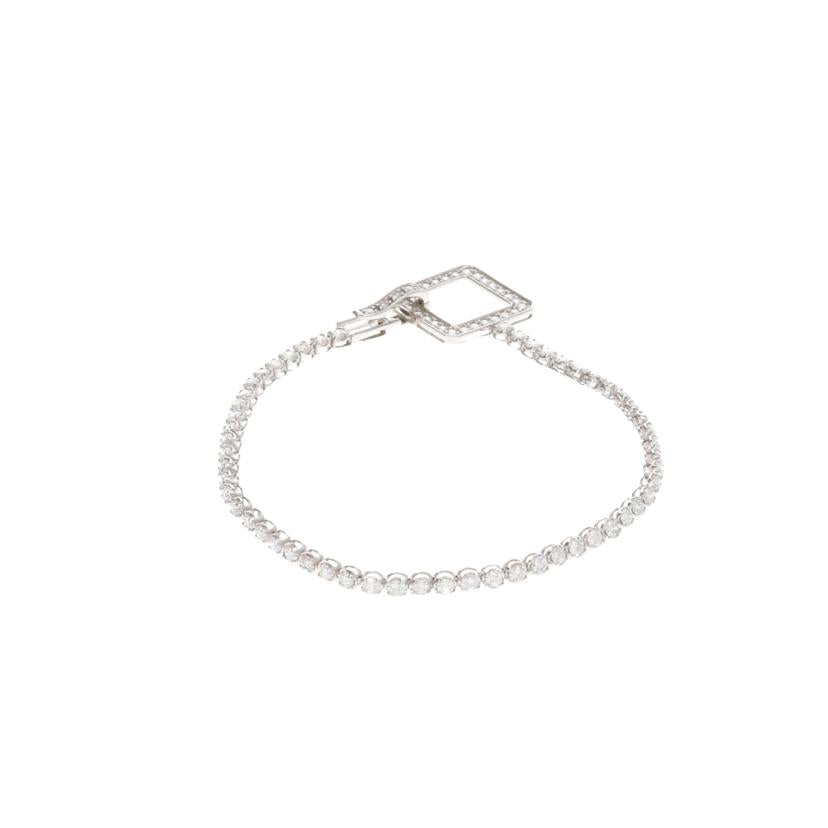 / ◎K18WGダイヤブレスレット2.00ct//Aランク/75