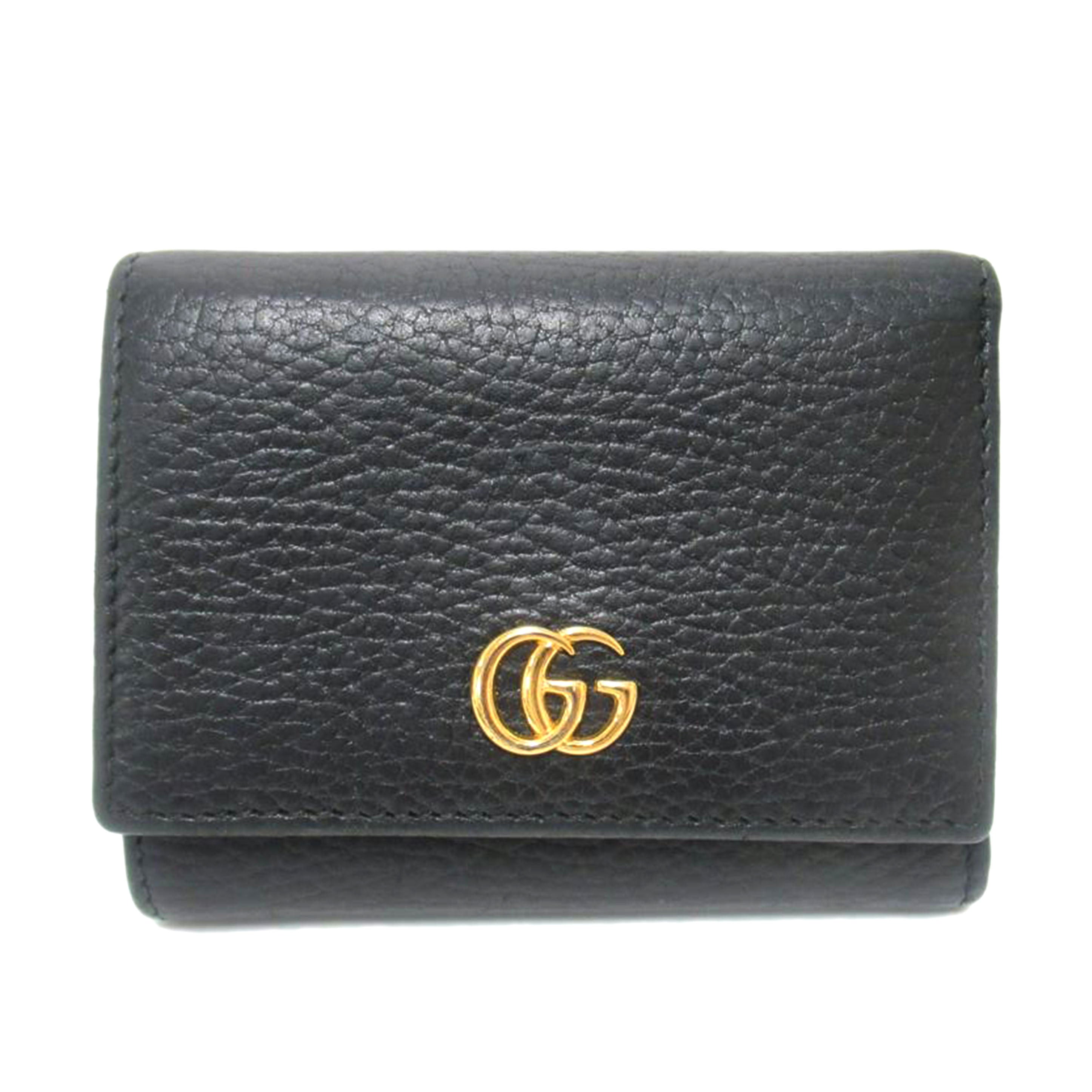 GUCCI/三つ折り財布/GGマーモント/474746//534563/ABランク/63