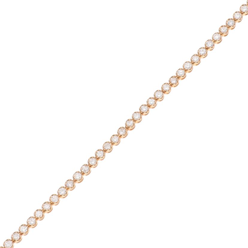 /◎ K18ダイヤブレスレット2.00ct//Aランク/75