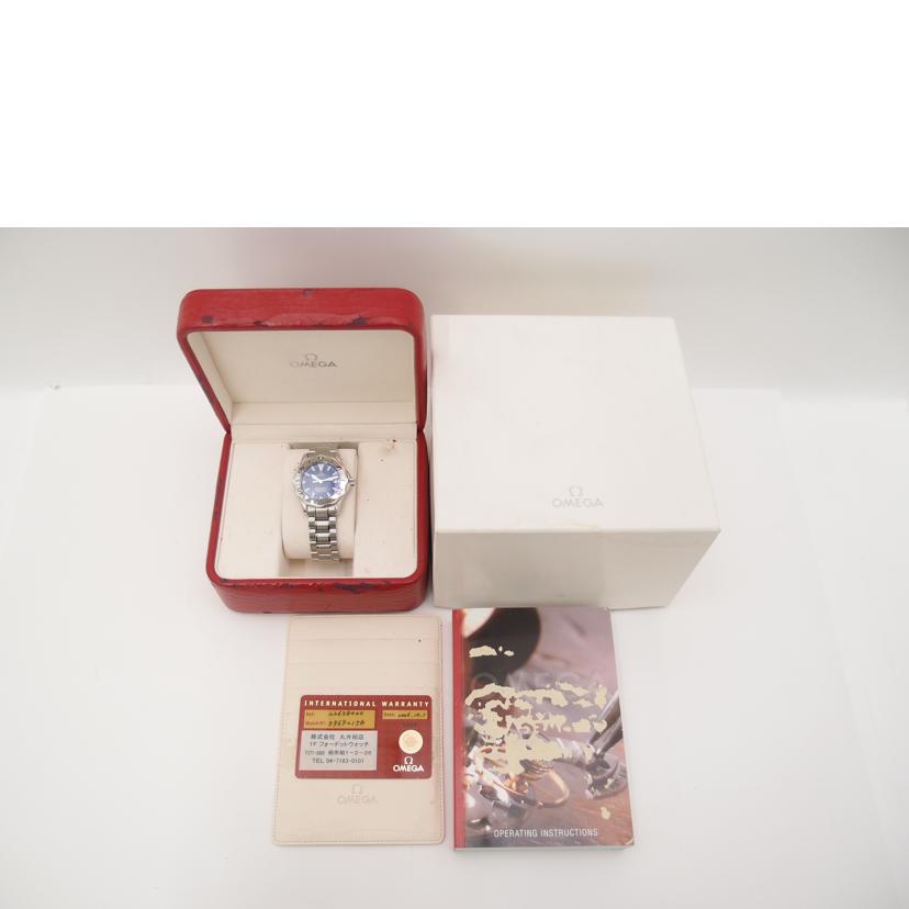 OMEGA オメガ 腕時計 ボーイズ デイト ブルー文字盤 ステンレス/シーマスター/プロフェッショナル300/クォーツ/2263.80//59692158/SAランク/69