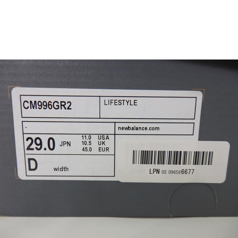 new balance ニューバランス /new balance スニーカー/CM996GR2//Bランク/84