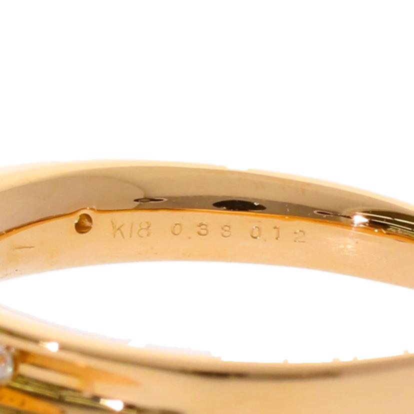 / K18アメジスト リング0.38/0.12ct//Aランク/75