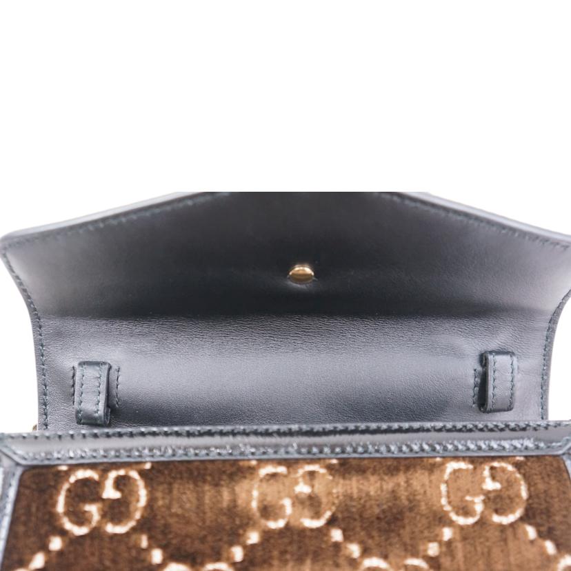GUCCI グッチ/シルヴィ ベロア ハンドバッグ/470270//493075/Aランク/67