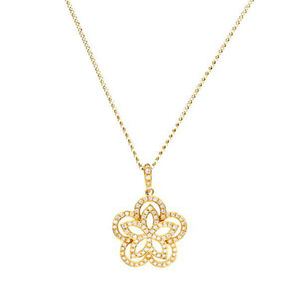 / K18ダイヤネックレス 0.52ct//Aランク/75