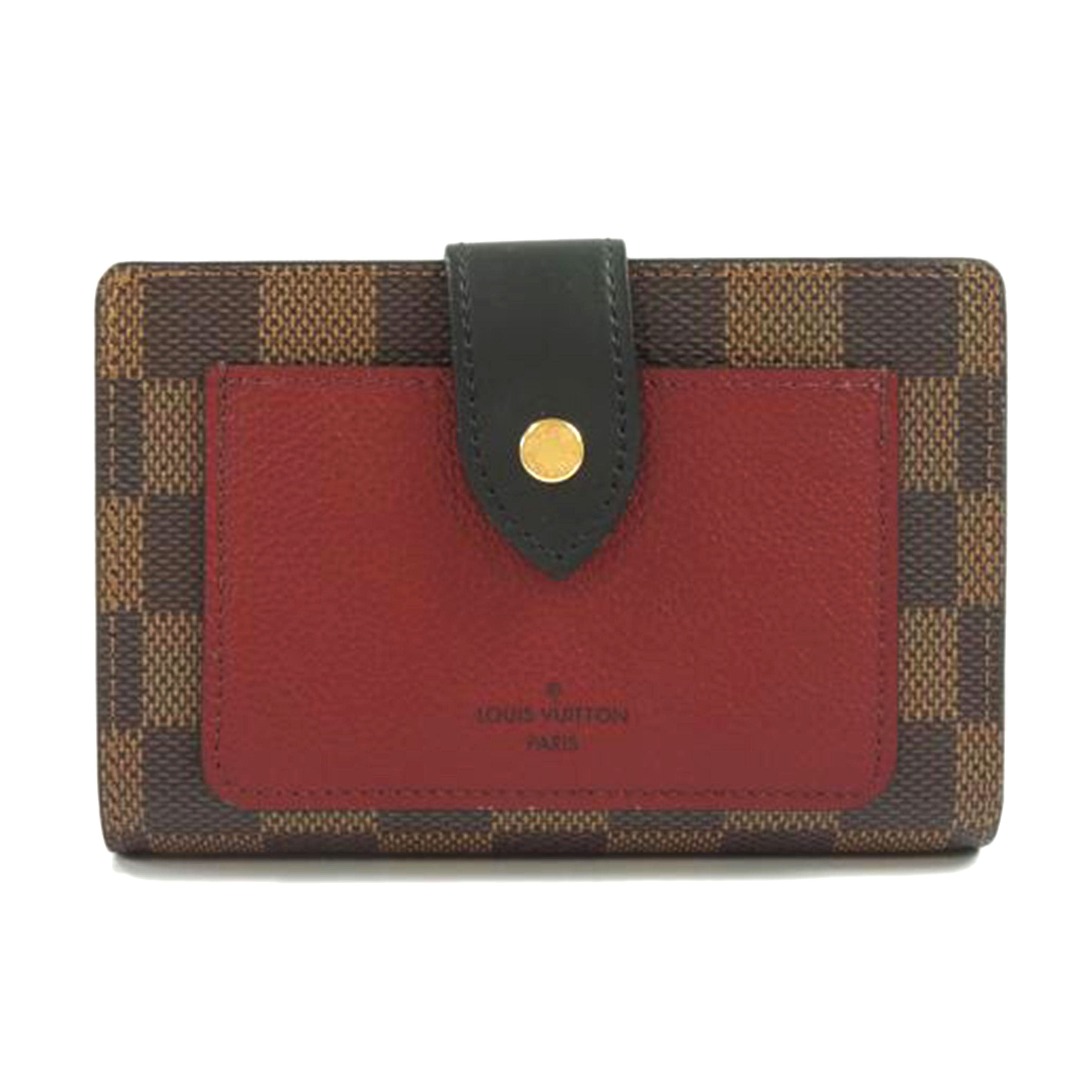 LV ルイ・ヴィトン/ポルトフォイユ・ジュリエット/ダミエ/ボルドー/N60381//SP3280/Aランク/83