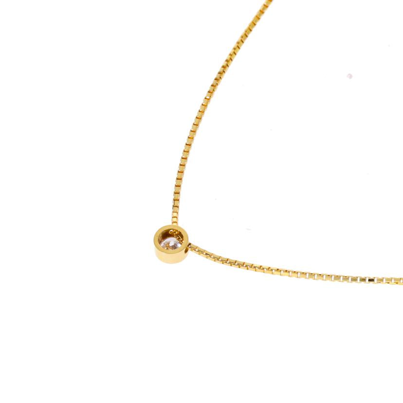 / K18ダイヤネックレス0.20ct//Aランク/75