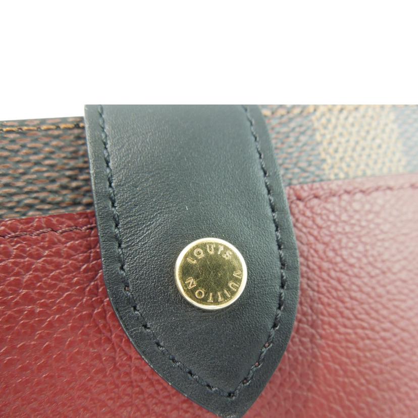 LV ルイ・ヴィトン/ポルトフォイユ・ジュリエット/ダミエ/ボルドー/N60381//SP3280/Aランク/83