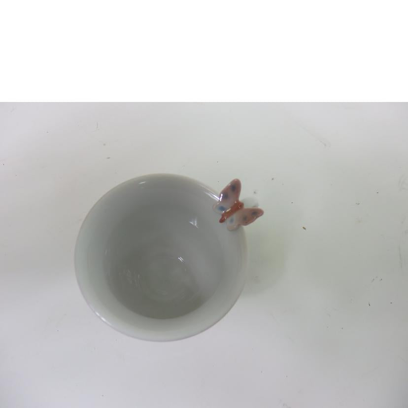 LLADRO リヤドロ/CAT&BUTTERFLY CUP WI SAUCER カップ&ソーサー//ABランク/84
