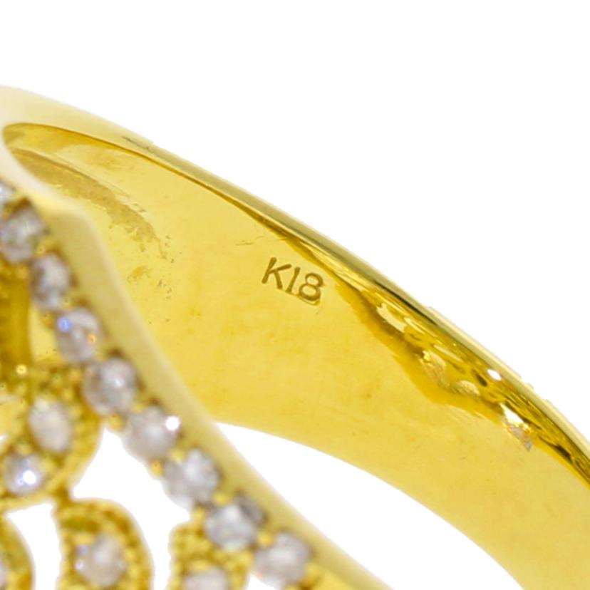 / K18 ダイヤリング1.00ct/#17/6.8//Aランク/75