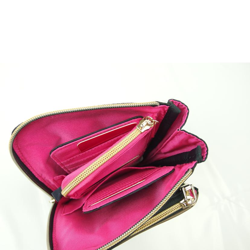 CHRISTIAN OLIVIER クリスチャンオリビエ/クリスチャンオリビエ ショルダーウォレット ベージュ×ネイビー//SAランク/83