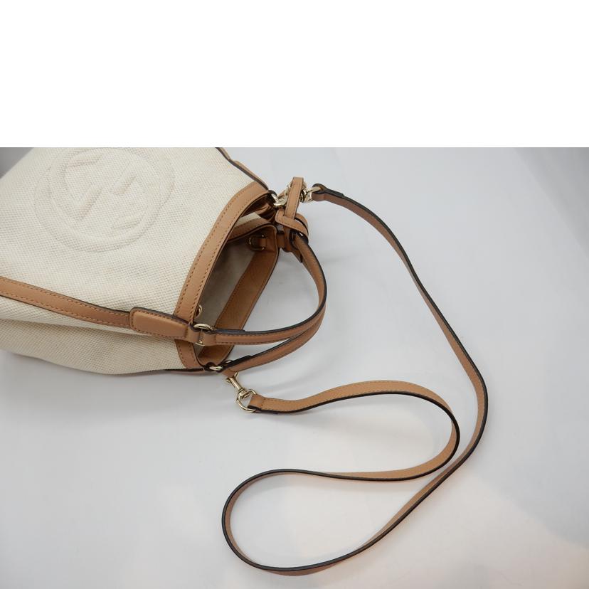 GUCCI グッチ/ソーホー/ショルダーバッグ/キャンバス×カーフレザー/336751//525040/Bランク/02