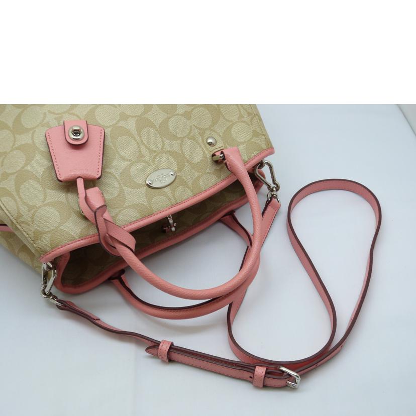 COACH コーチ/ラグジュアリーシグネチャースモールマーゴットキャリーオール/F34608//A1521/ABランク/03