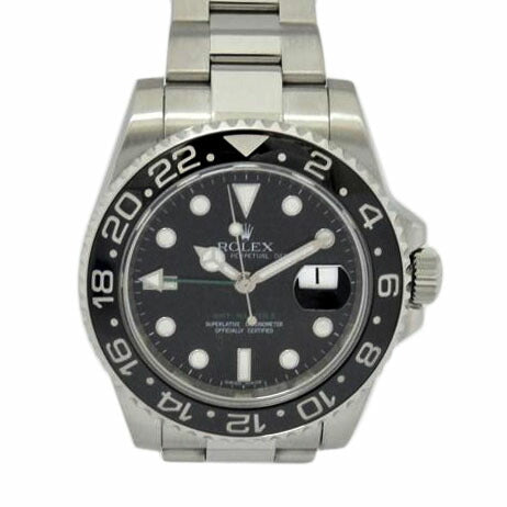 ROLEX ロレックス 腕時計 2008年頃製造 自動巻き オイスターブレスレット/GMTマスターII/V番/116710LN//V323260(2008)/ABランク/88