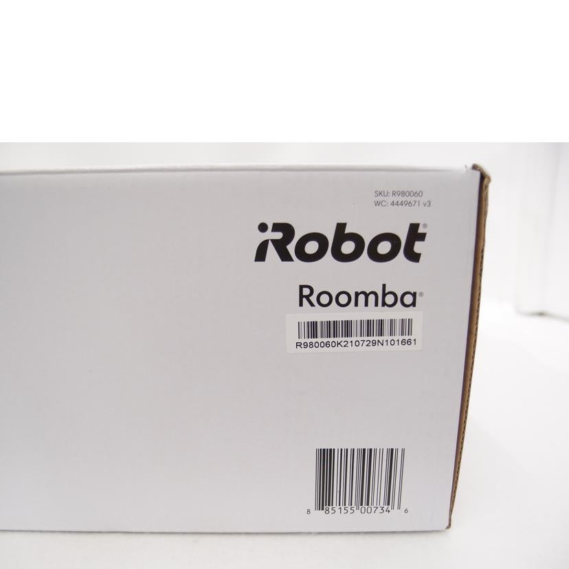 iRobot アイロボット/ルンバ ロボット掃除機/980//R980060K210729N101661/Sランク/69