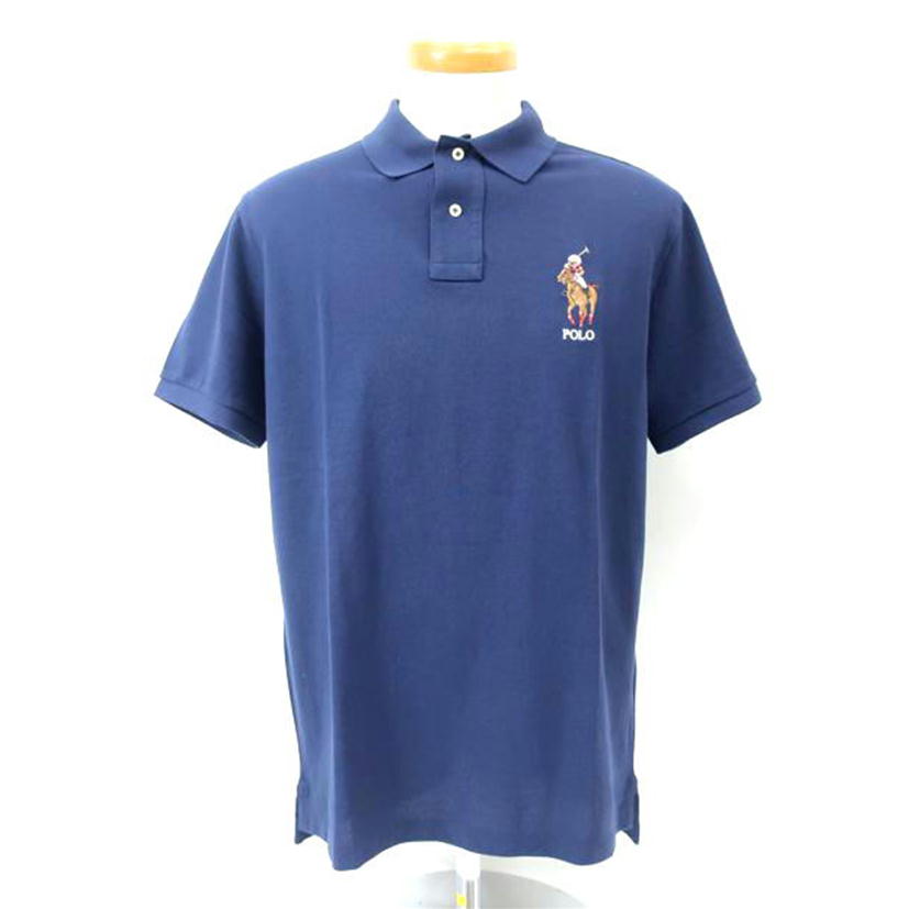 POLO RALPH LAUREN ポロ・ラルフローレン/カスタムスリムフィット Polo ベアポロシャツ ネイビー/MNPOKNI1N821511//SAランク/65