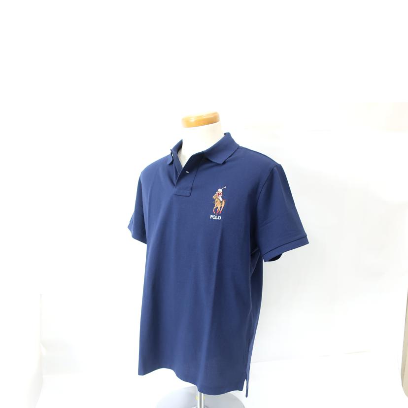 POLO RALPH LAUREN ポロ・ラルフローレン/カスタムスリムフィット Polo ベアポロシャツ ネイビー/MNPOKNI1N821511//SAランク/65