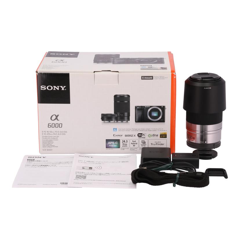 SONY ソニー/ミラーレス一眼/α6000ダブルズームレンズキット/ILCE-6000Y//3202540/Aランク/03