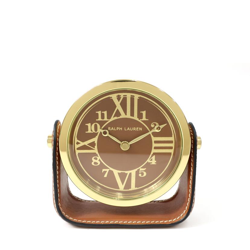 RALPH LAUREN ラルフローレン/BRENNAN CLOCK/CHELSEA CLOCK社製 置き時計 ブラウン系/682707606001//Aランク/65