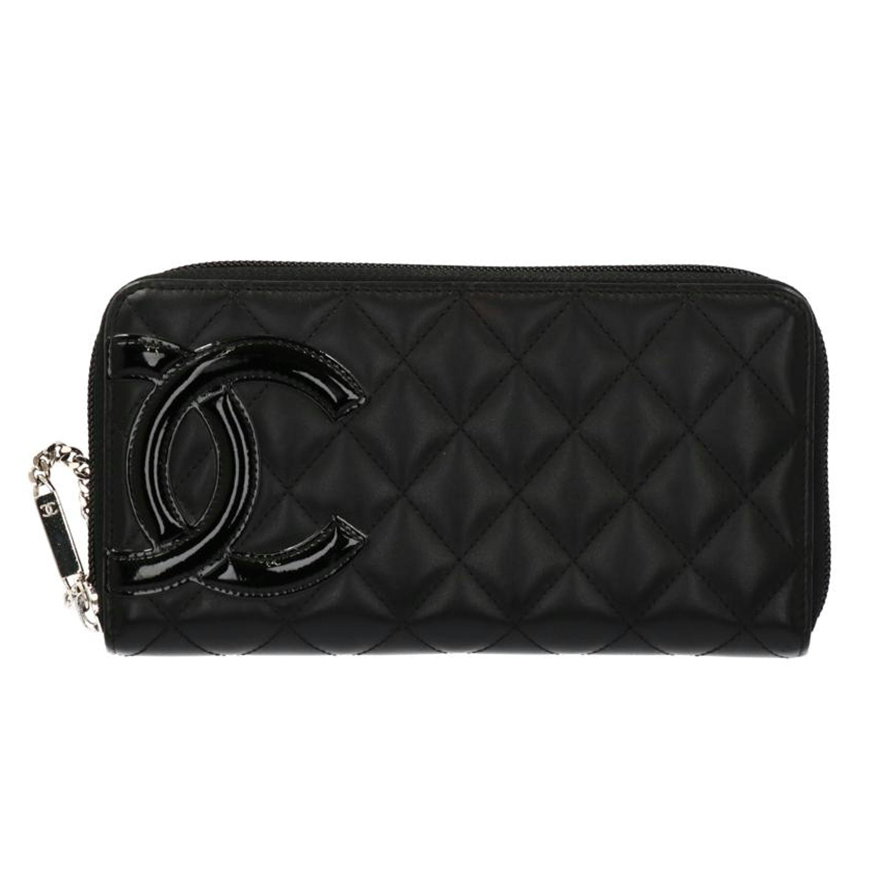 CHANEL シャネル/マトラッセ/ラムスキン/ラウンドファスナー長財布/黒//16451312/ABランク/03