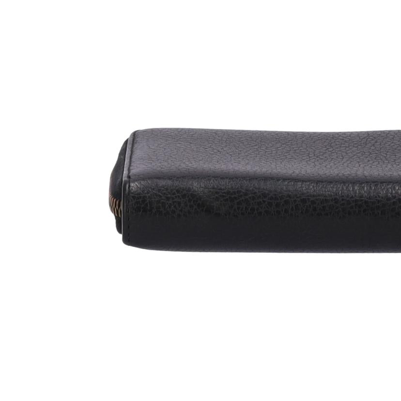 GUCCI グッチ/ロゴプリントレザーラウンドファスナーロングウォレット/496317//0959/Bランク/75