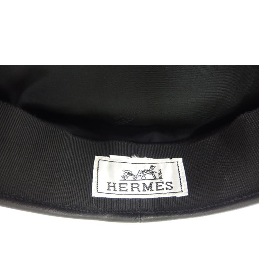 HERMES エルメス/HERMES レザーキャップ//Bランク/82