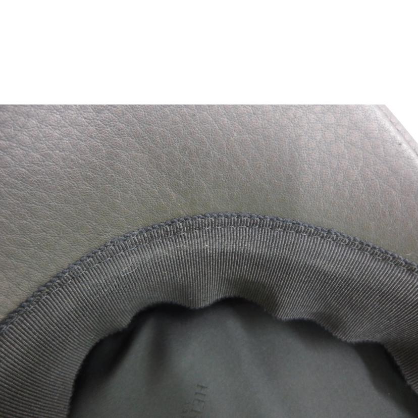 HERMES エルメス/HERMES レザーキャップ//Bランク/82