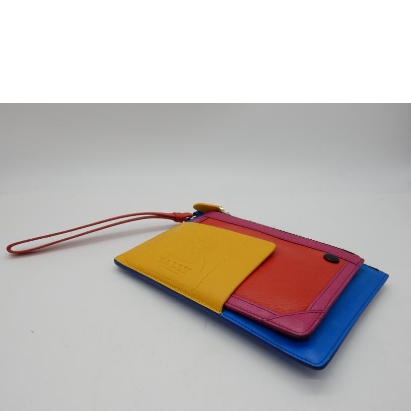 BALLY バリー/配色マルチスクエアポーチ//ABランク/02