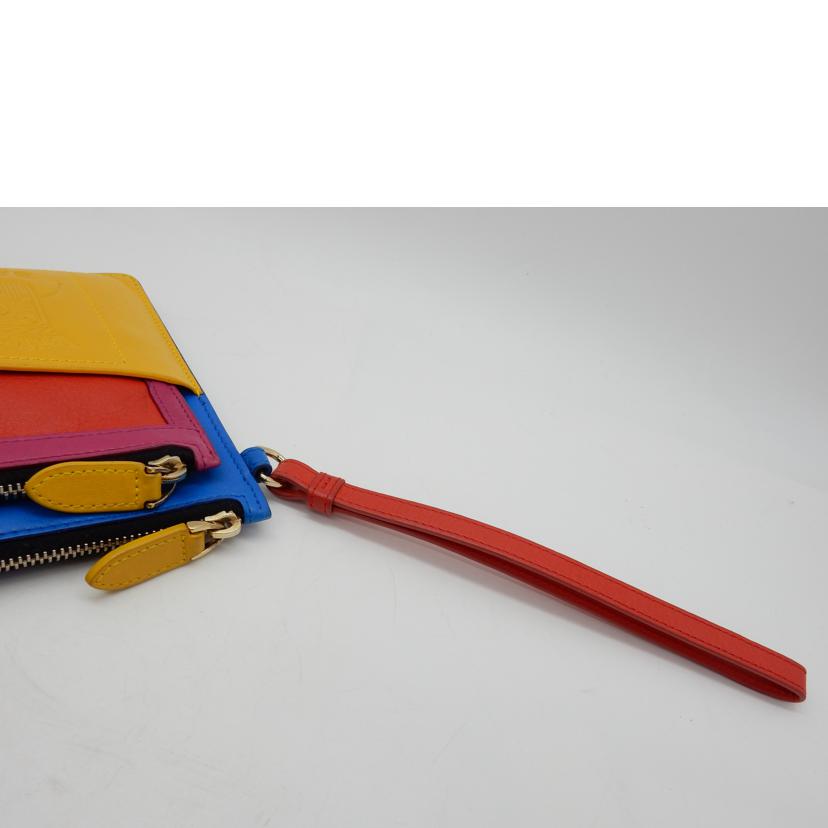 BALLY バリー/配色マルチスクエアポーチ//ABランク/02