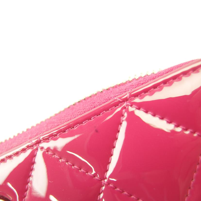 CHANEL シャネル/ブリリアントマトラッセエナメルロングジップウォレット/A50106//213*****/Bランク/83