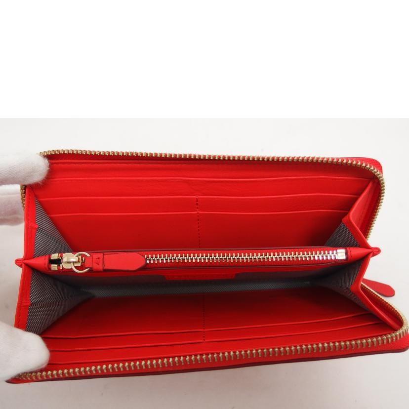 COLE HAAN コールハーン/ラウンドファスナー長財布/レッド//U04517/Aランク/04