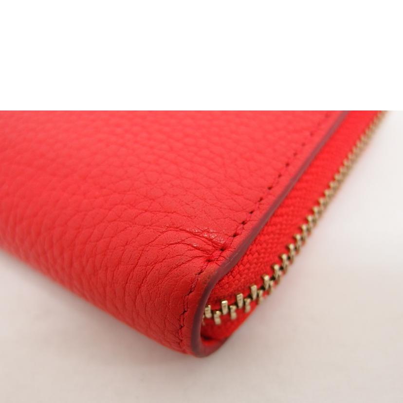 COLE HAAN コールハーン/ラウンドファスナー長財布/レッド//U04517/Aランク/04