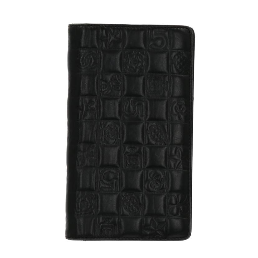 CHANEL シャネル/二つ折り長財布/アイコン/黒//9929816/Bランク/03