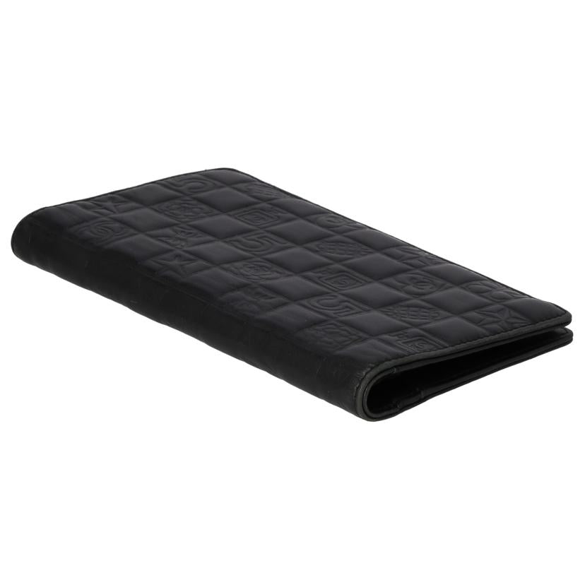 CHANEL シャネル/二つ折り長財布/アイコン/黒//9929816/Bランク/03