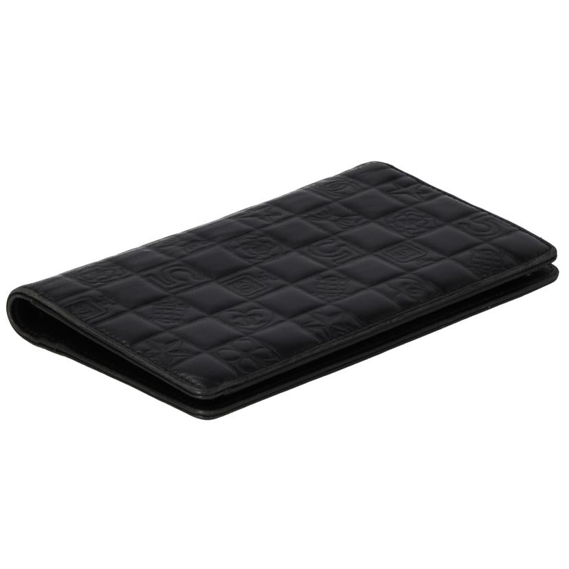 CHANEL シャネル/二つ折り長財布/アイコン/黒//9929816/Bランク/03