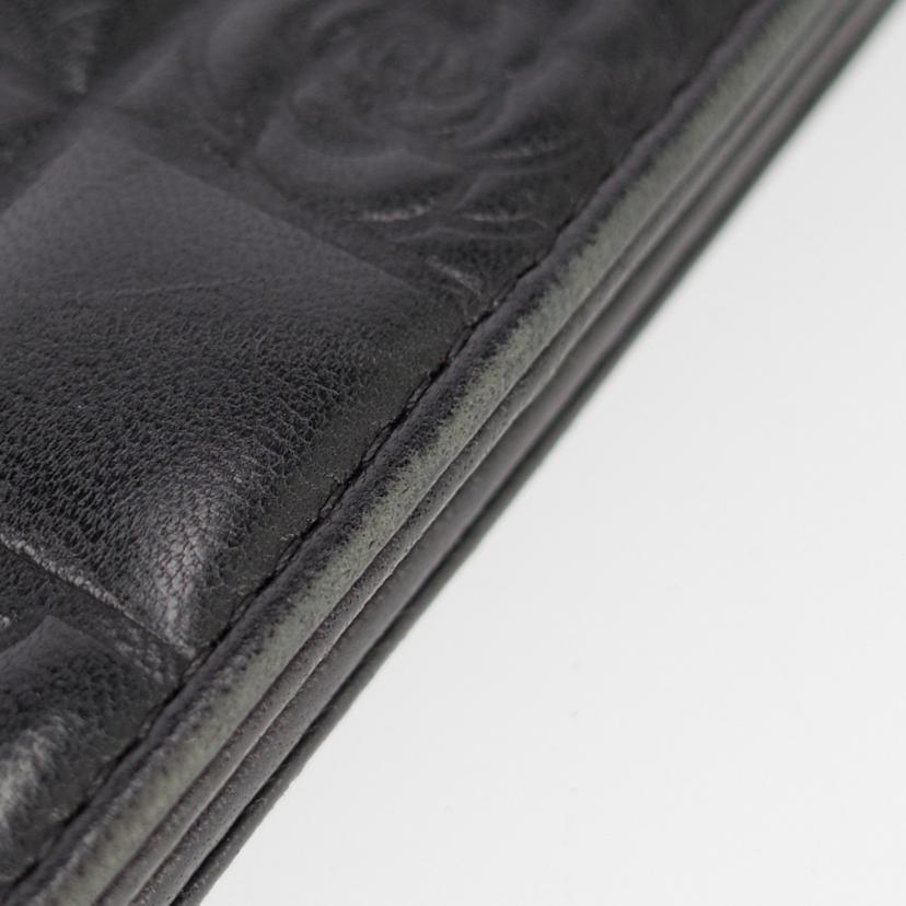 CHANEL シャネル/二つ折り長財布/アイコン/黒//9929816/Bランク/03