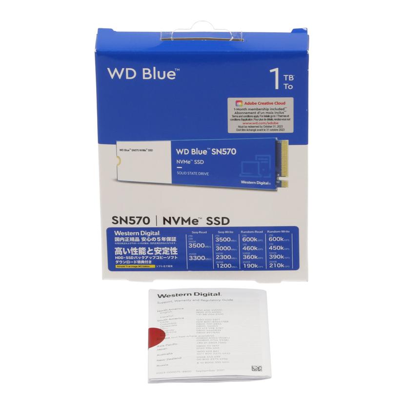 Western Digital ウェスタンデジタル/1TBSSD/WDS100T3B0C//Bランク/64