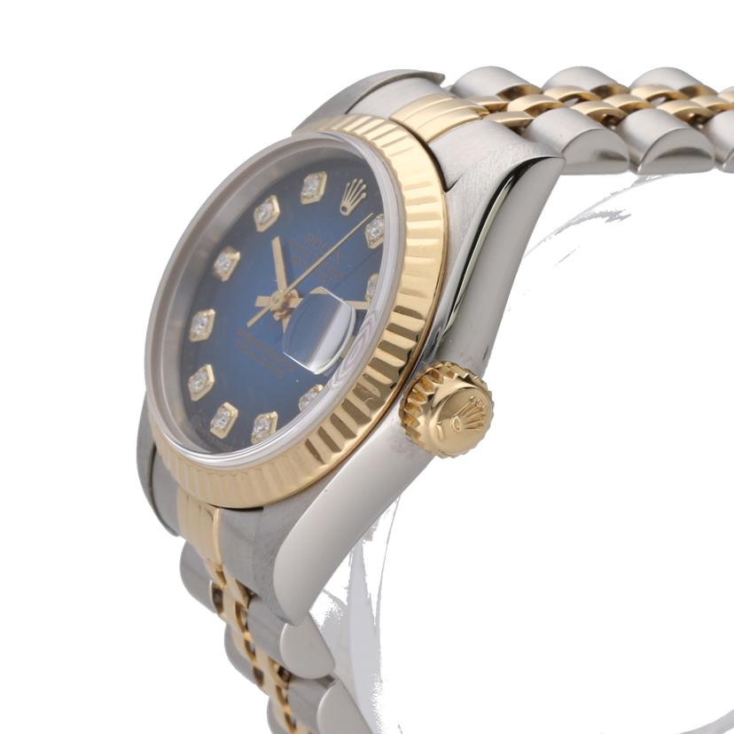 ROLEX ロレックス/デイトジャスト新10P/ブルーグラデ/69173G//T450094/ABランク/75