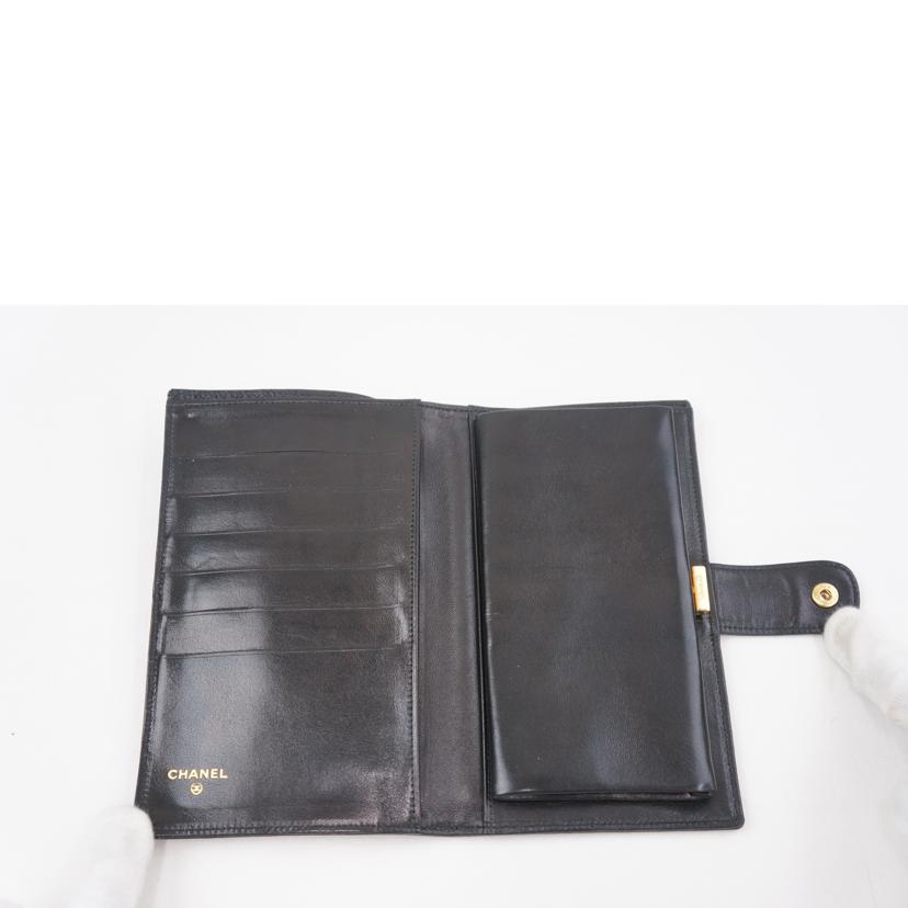 CHANEL シャネル/ココマークキャビアスキンロングウォレット//4391106/ABランク/67