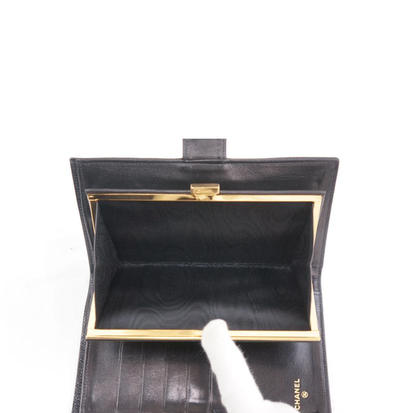 CHANEL シャネル/ココマークキャビアスキンロングウォレット//4391106/ABランク/67