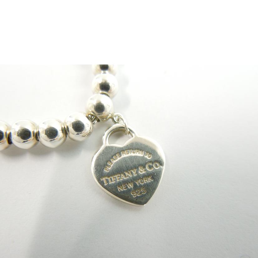 TIFFANY&Co./ピンクミニハートビーズブレスレット/約16.5cm//ABランク/83