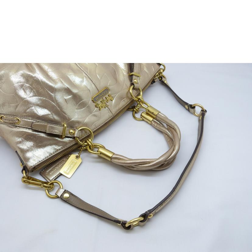 COACH コーチ/マディソンエンボスロゴレザーソフィアサッチェル/17778//D1173/ABランク/03