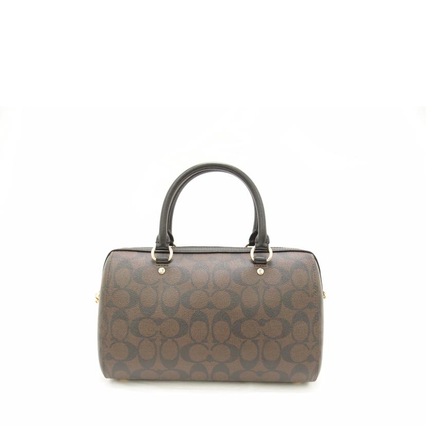 COACH コーチ 茶 ハンドバッグ ショルダーバッグ 斜め掛け 肩掛け レディース/ローワンサッチェル2wayミニボストン/ブラウン/83607//H22**/SAランク/69